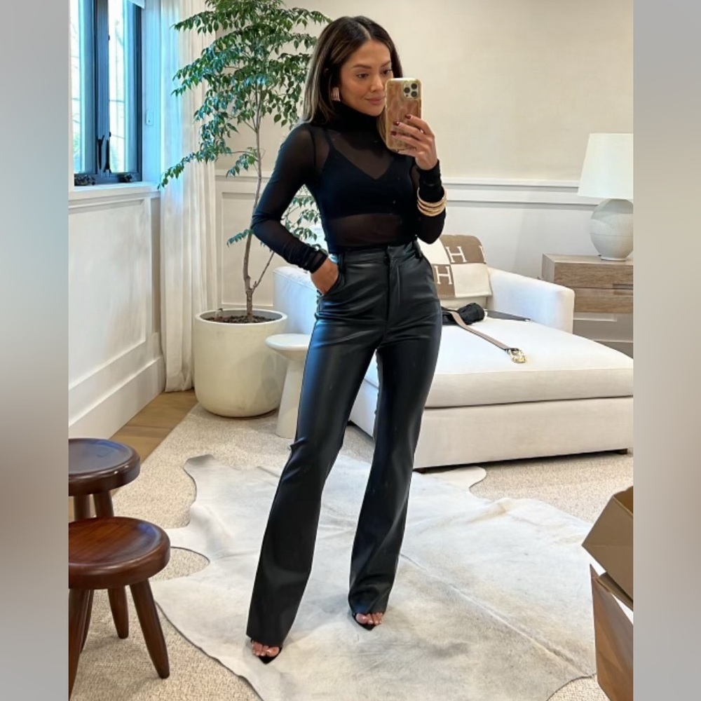 Meshki Black Flare Pants